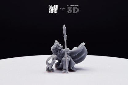 Bloody Storm Wizard - Davale Games - 3D Printed with high quality resin for LOTR/D&D games
