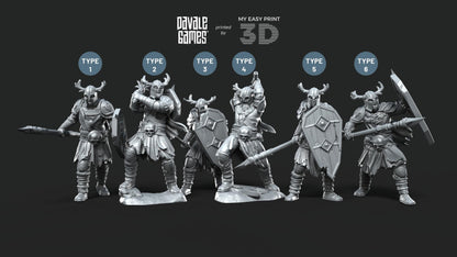 Warriors of Khalüm - Dead City - Davale Games - 3D Printed with high quality resin for LOTR/D&D games