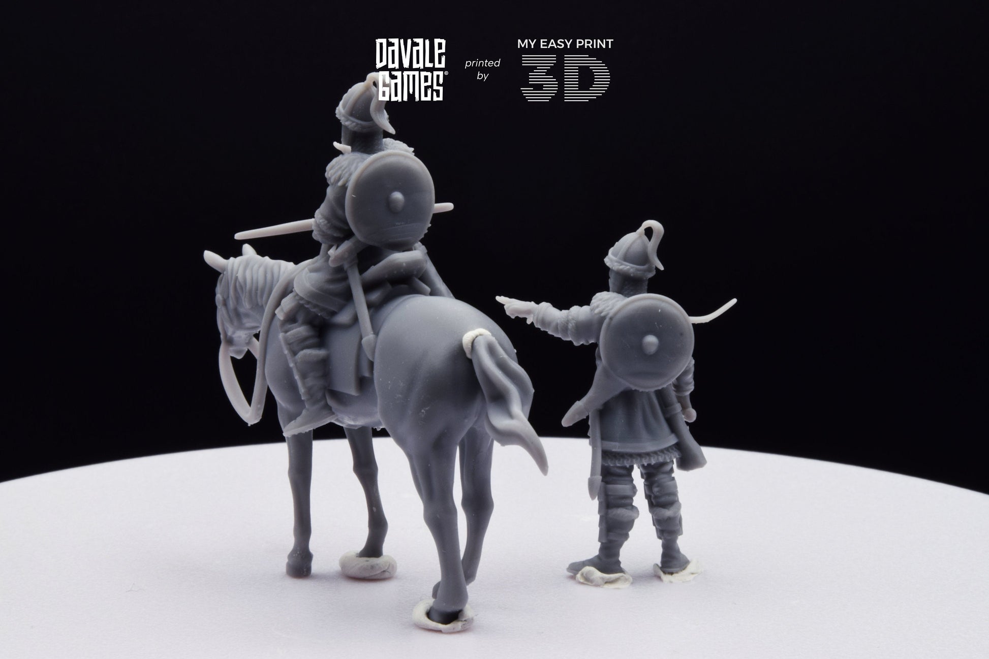 Attila the Hun - Battle of The Catalaunian Plains - Foot and Mounted - Davale Games - Historical games - 3D Printed with high quality resin