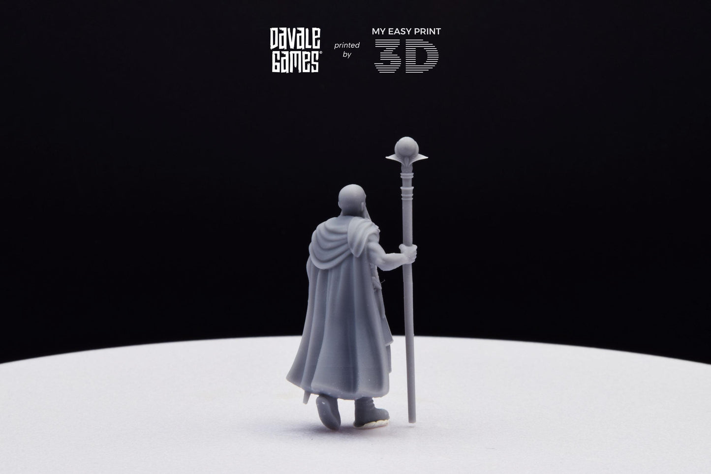 North Mage - Davale Games - 3D Printed with high quality resin for LOTR/D&D games