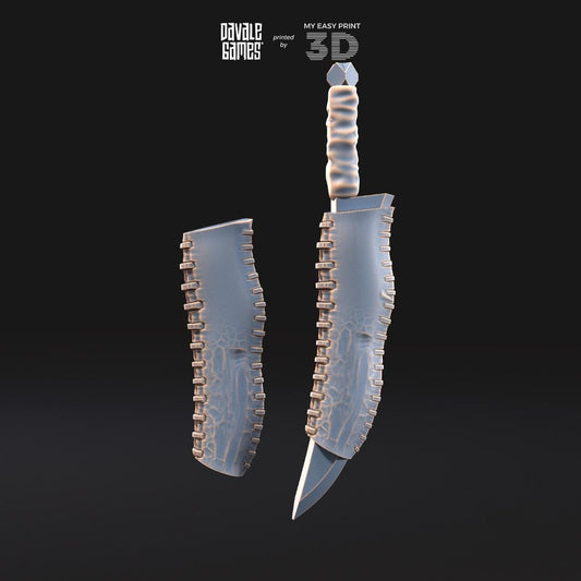 Goblin Dagger - Goblins of the cave - Davale Games - 3D Printed with high quality resin for LOTR/D&D games