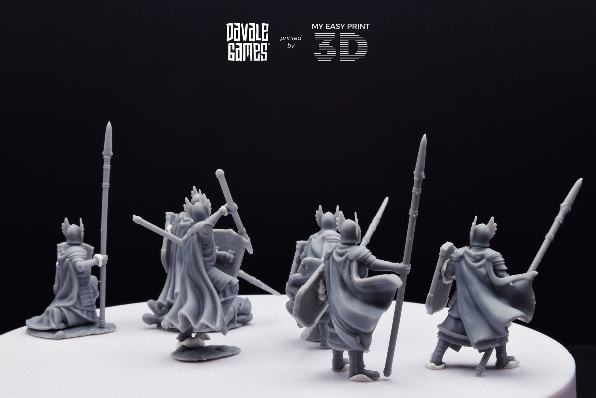 Guards of the Grey Tree - Foot - Grey Castle - Davale Games - 3D Printed with high quality resin for LOTR/D&D games
