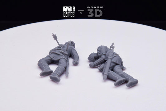 Gepids Casualties - Davale Games - Historical games - 3D Printed with high quality resin