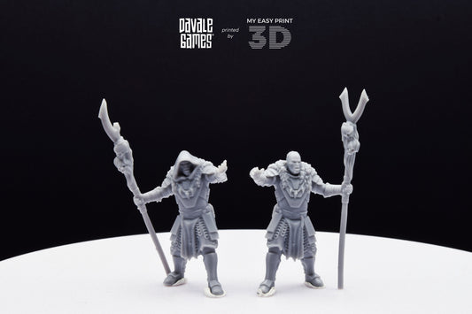 Shamans Super Orc - Davale Games - 3D Printed with high quality resin for LOTR/D&D games