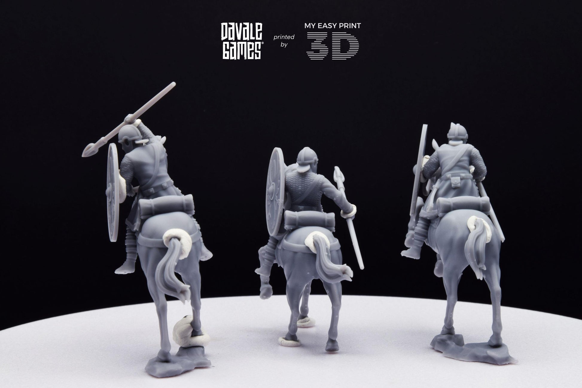 Roman Cavalry - Davale Games - Historical games - 3D Printed with high quality resin