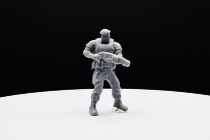 Gears Of War COG Del Walker Ot Miniature - TheSTLSmith - 3D Printed with high quality resin for Skirmish/D&D games