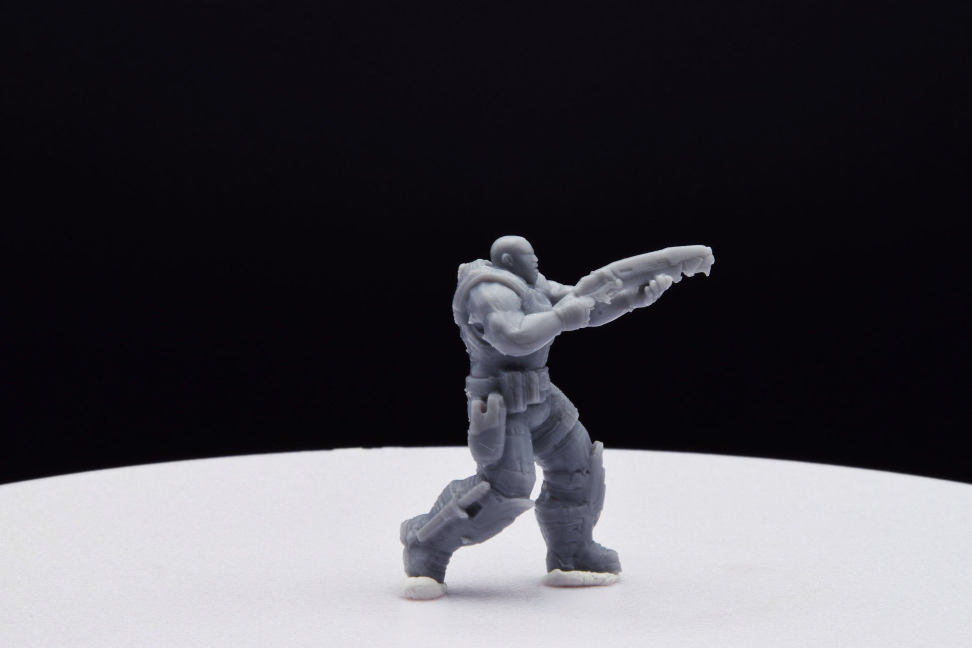 Gears Of War Augustus Cole Winter Ot Miniature - TheSTLSmith - 3D Printed with high quality resin for Skirmish/D&D games