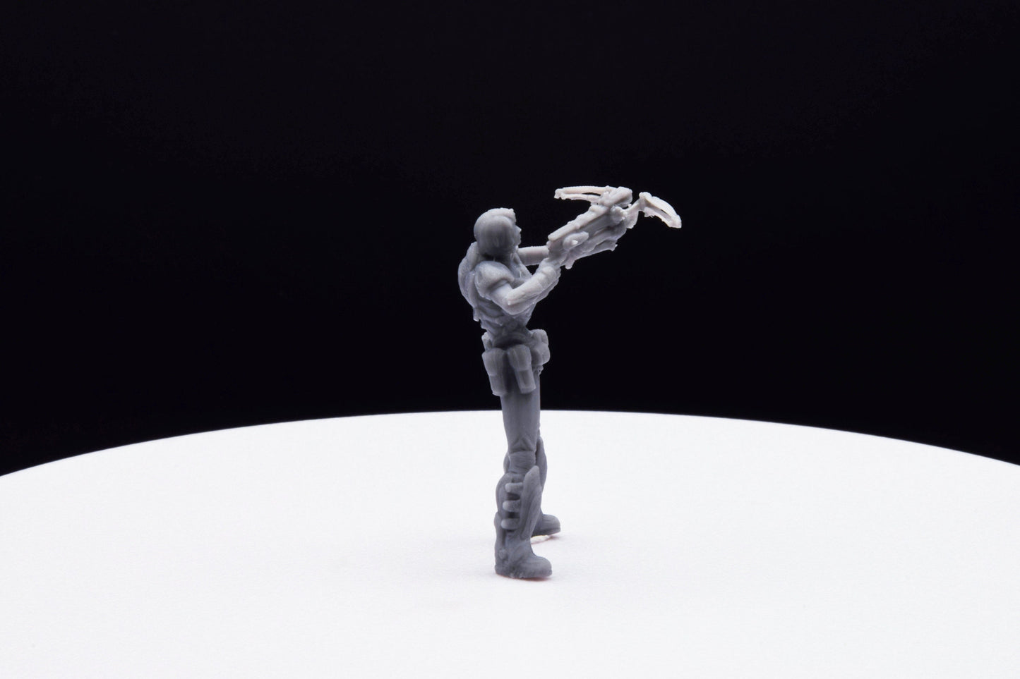 Gears Of War Samantha Byrne - TheSTLSmith - 3D Printed with high quality resin for Skirmish/D&D games