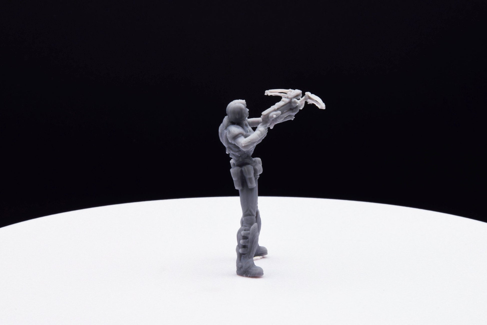 Gears Of War Samantha Byrne - TheSTLSmith - 3D Printed with high quality resin for Skirmish/D&D games