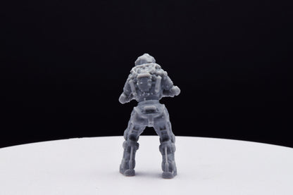 Gears Of War DeeBee Shepherd Miniature - TheSTLSmith - 3D Printed with high quality resin for Skirmish/D&D games