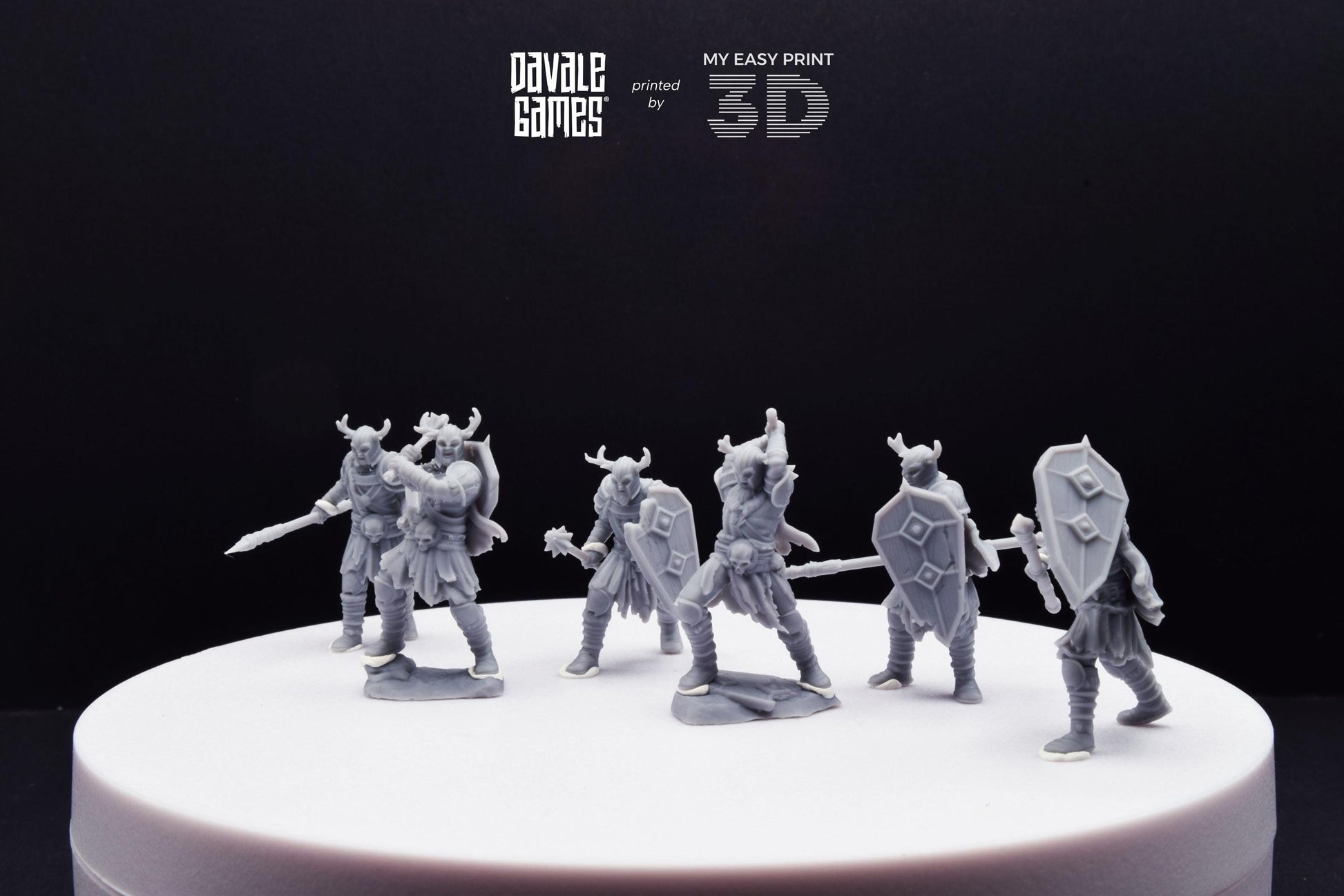 Warriors of Khalüm - Dead City - Davale Games - 3D Printed with high quality resin for LOTR/D&D games