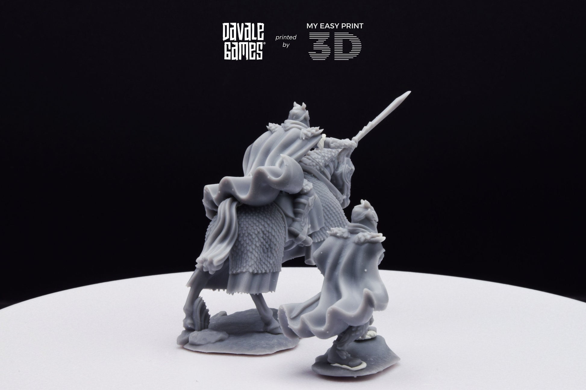 Lord of Dragons - Foot and Mounted - Davale Games - 3D Printed with high quality resin for LOTR/D&D games