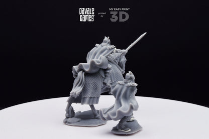Lord of Dragons - Foot and Mounted - Davale Games - 3D Printed with high quality resin for LOTR/D&D games