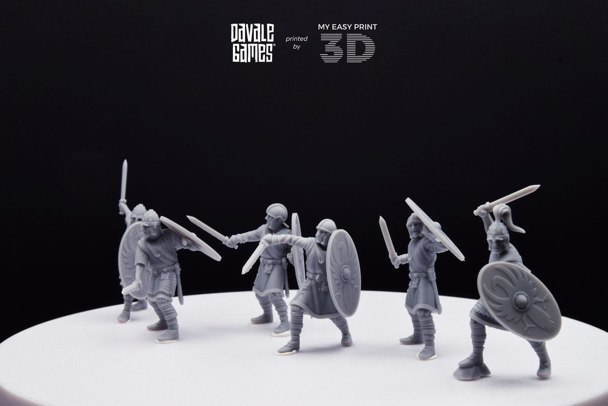 Roman Soldiers with Sword - Davale Games - Historical games - 3D Printed with high quality resin