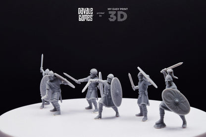 Roman Soldiers with Sword - Davale Games - Historical games - 3D Printed with high quality resin