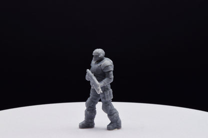 Gears Of War Anthony Carmine Ot Miniature - TheSTLSmith - 3D Printed with high quality resin for Skirmish/D&D games