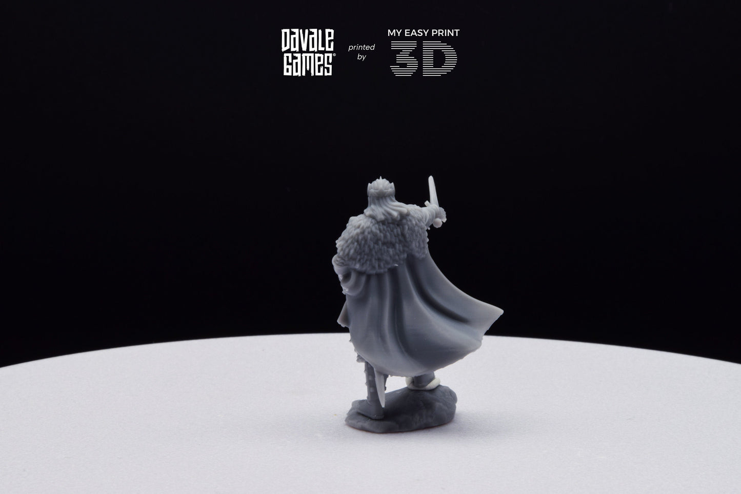 Last king from the North - Davale Games - 3D Printed with high quality resin for LOTR/D&D games