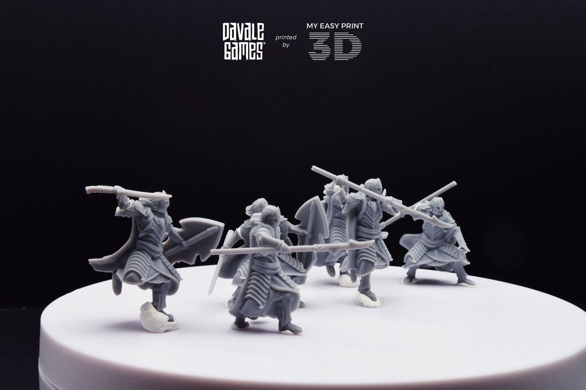 Bloody Elf King Guard - Davale Games - 3D Printed with high quality resin for LOTR/D&D games