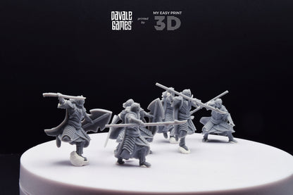 Bloody Elf King Guard - Davale Games - 3D Printed with high quality resin for LOTR/D&D games