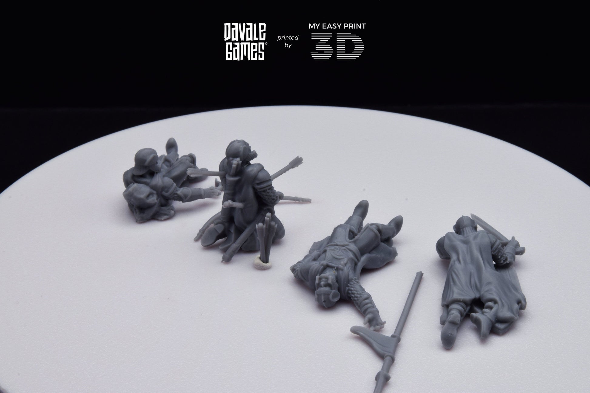 High Human Casualty - Davale Games - 3D Printed with high quality resin for LOTR/D&D games