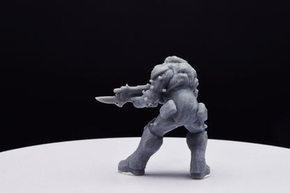 Gears Of War Drone Savage Ot Miniature - TheSTLSmith - 3D Printed with high quality resin for Skirmish/D&D games