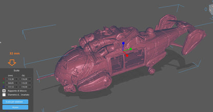 Gears Of War COG Kingraven Helicopter Ot Miniature - TheSTLSmith - 3D Printed with high quality resin for Skirmish/D&D games