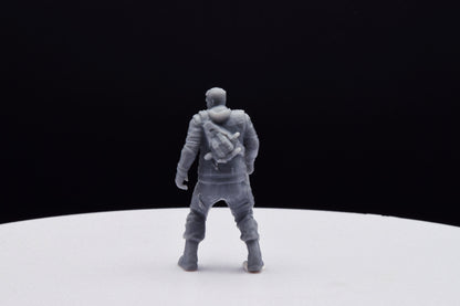 Gears Of War JD Fenix Outsider Miniature - TheSTLSmith - 3D Printed with high quality resin for Skirmish/D&D games