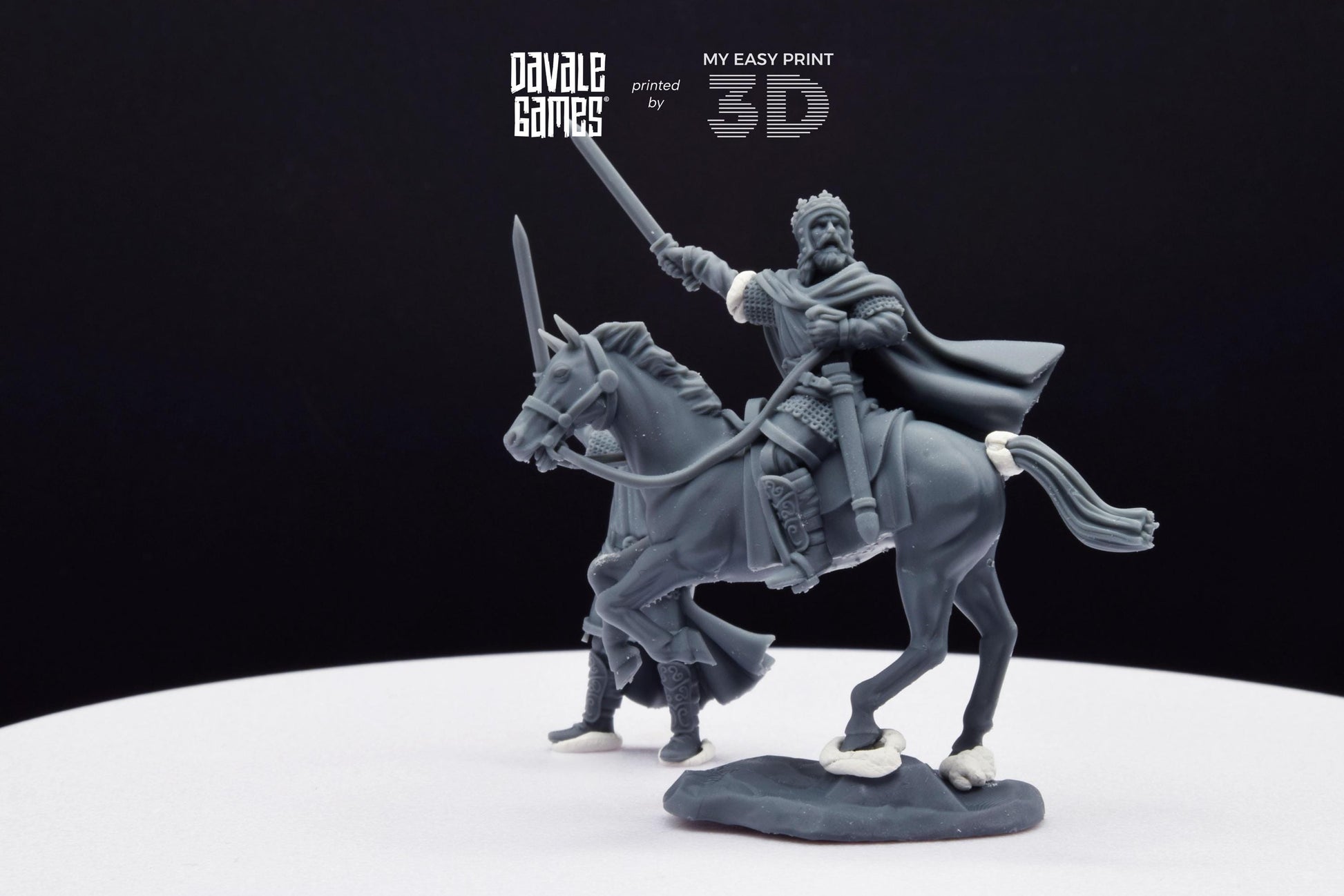 King fo Gepids - Foot and Mounted - Davale Games - Historical games - 3D Printed with high quality resin