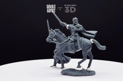 King fo Gepids - Foot and Mounted - Davale Games - Historical games - 3D Printed with high quality resin