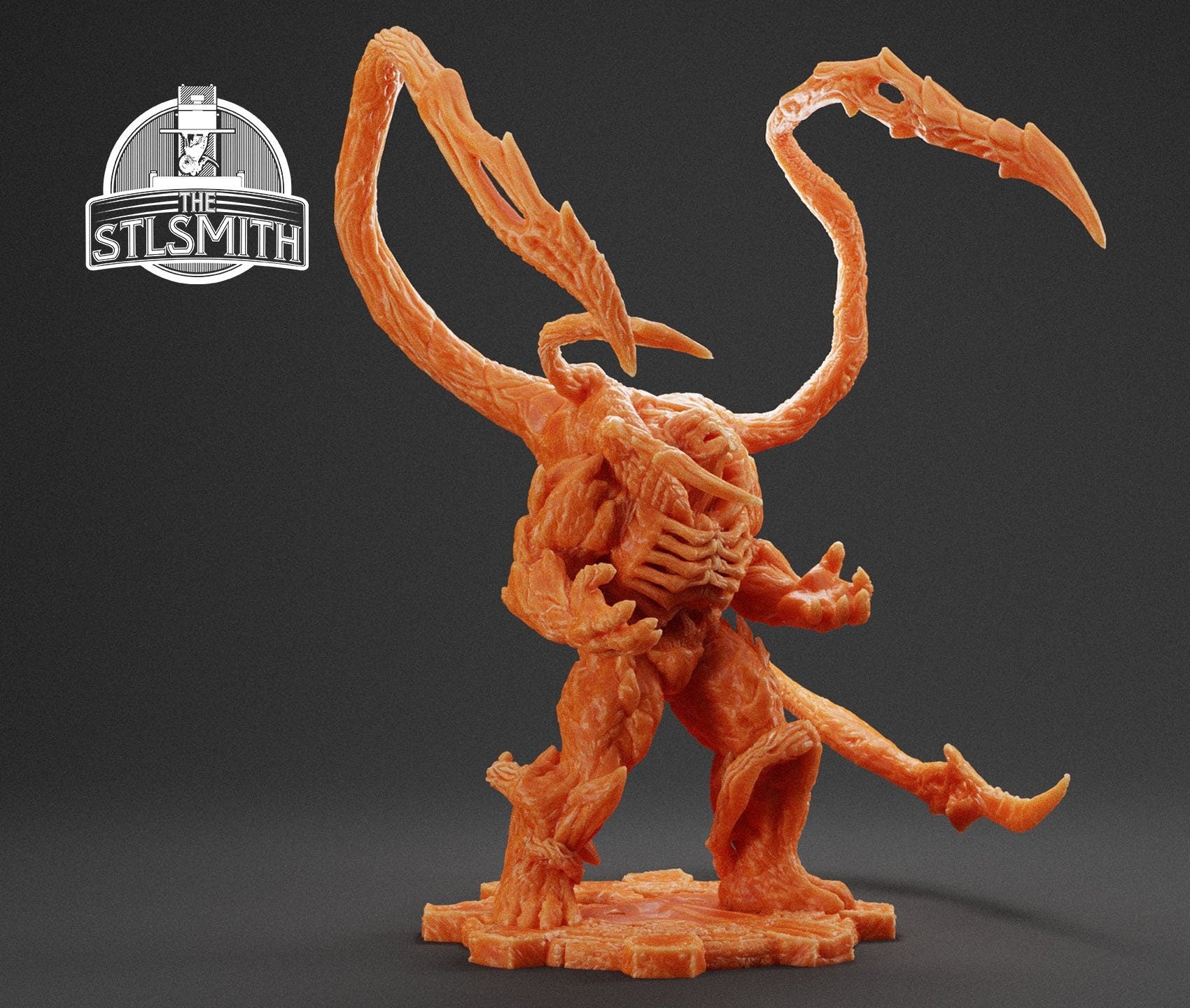 Gears Of War Lambent Zerker Ot Miniature - TheSTLSmith - 3D Printed with high quality resin for Skirmish/D&D games