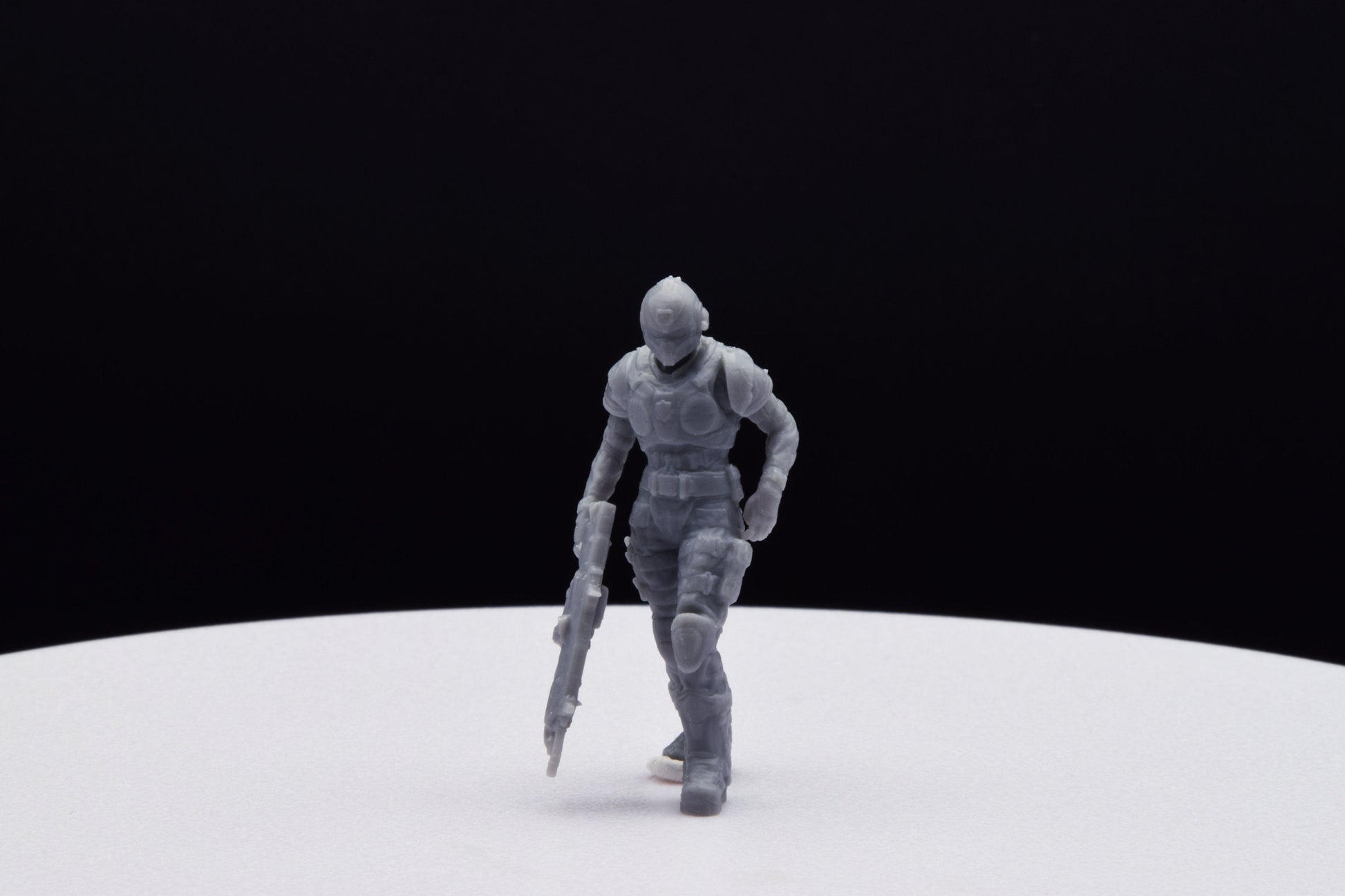 Gears Of War COG Soldier Winter Female Miniature - TheSTLSmith - 3D Printed with high quality resin for Skirmish/D&D games