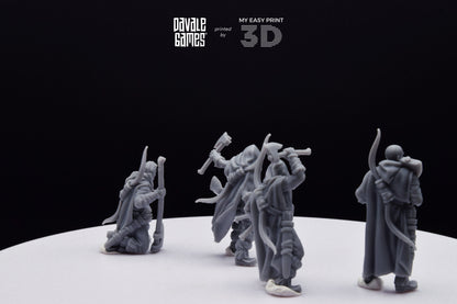 Bearmen on foot New Poses - Davale Games - 3D Printed with high quality resin for LOTR/D&D games