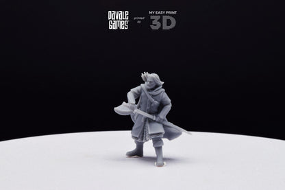 Anaravor Captain from the North People - Davale Games - 3D Printed with high quality resin for LOTR/D&D games