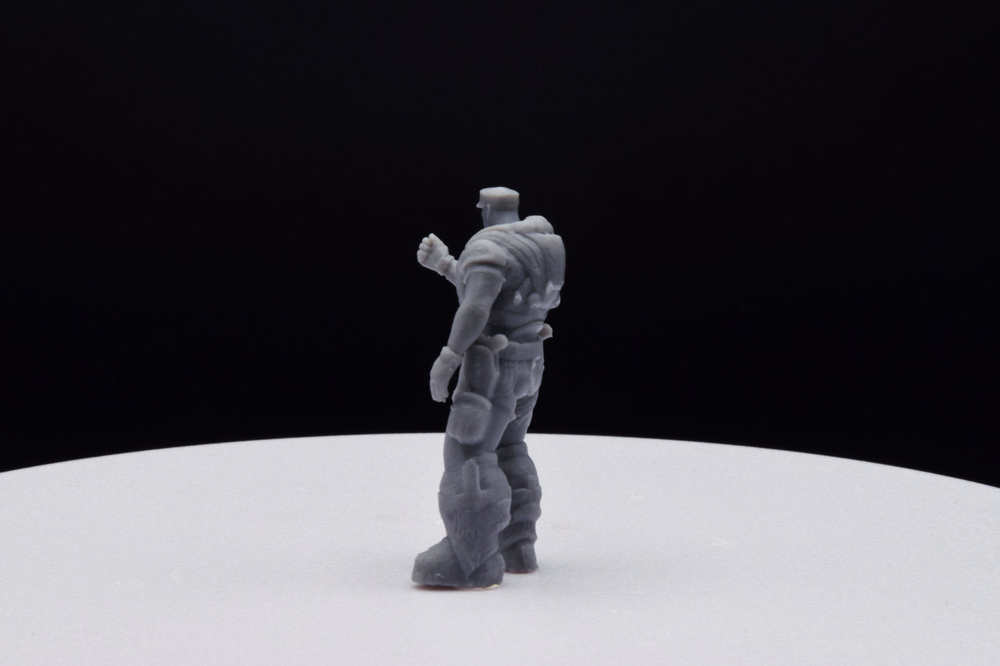 Gears Of War Victor Hoffman - TheSTLSmith - 3D Printed with high quality resin for Skirmish/D&D games