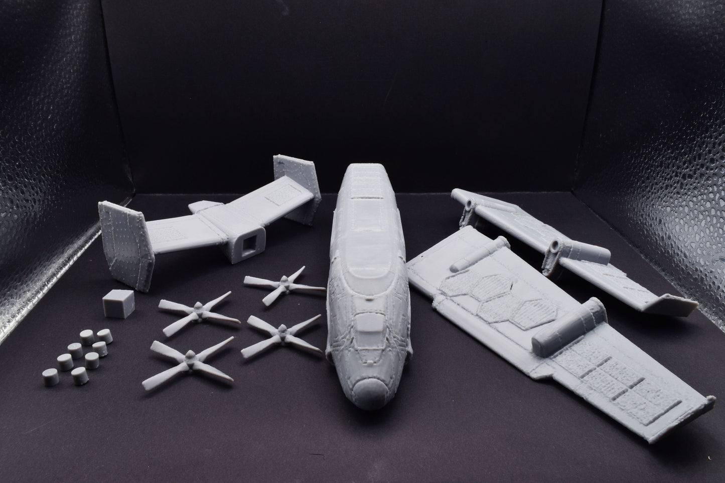 Gears Of War Condor Trasport Plane - TheSTLSmith - 3D Printed with high quality resin for Skirmish/D&D games