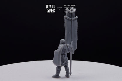 Super Orc Banner - Davale Games - 3D Printed with high quality resin for LOTR/D&D games