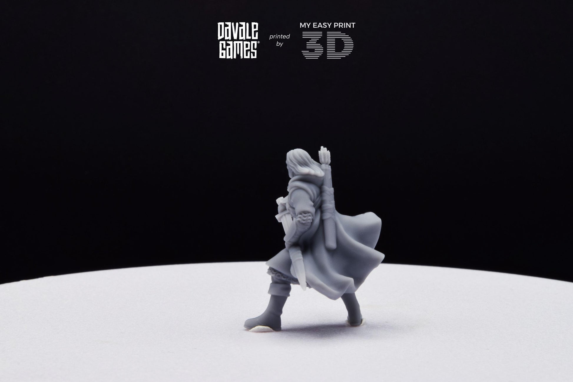 Anaravor Captain from the North People - Davale Games - 3D Printed with high quality resin for LOTR/D&D games
