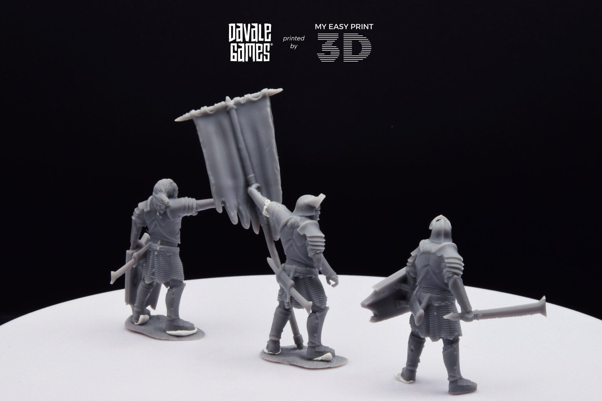 Blood-Handed Command Group - Davale Games - 3D Printed with high quality resin for LOTR/D&D games