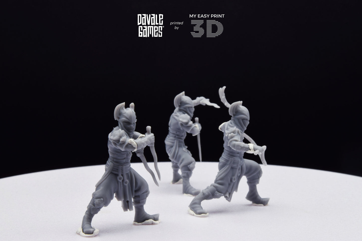 Dragon Army Assassin - Davale Games - 3D Printed with high quality resin for LOTR/D&D games