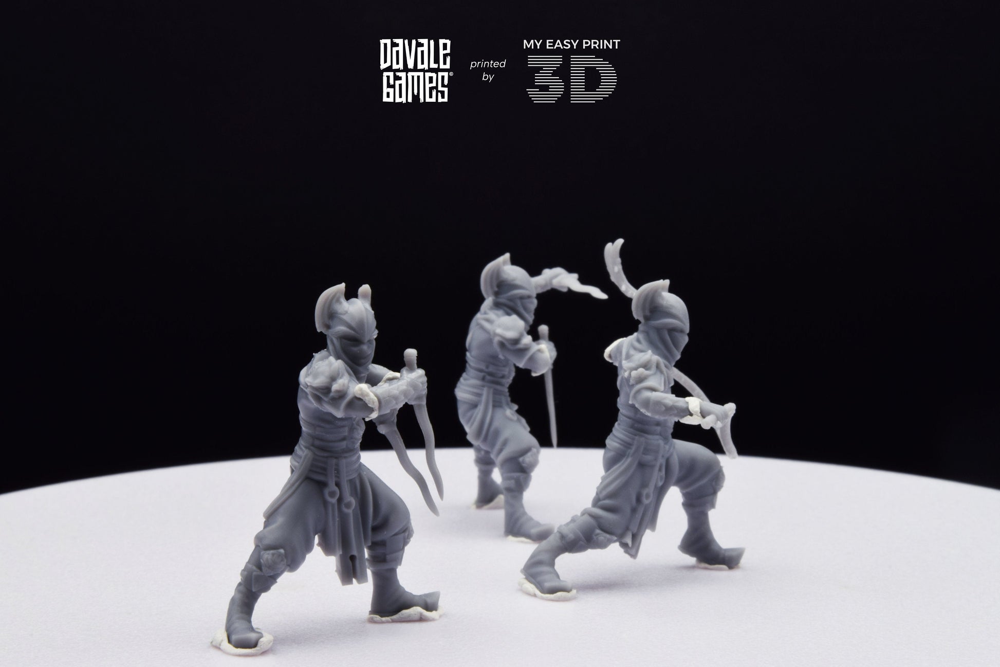 Dragon Army Assassin - Davale Games - 3D Printed with high quality resin for LOTR/D&D games