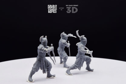 Dragon Army Assassin - Davale Games - 3D Printed with high quality resin for LOTR/D&D games