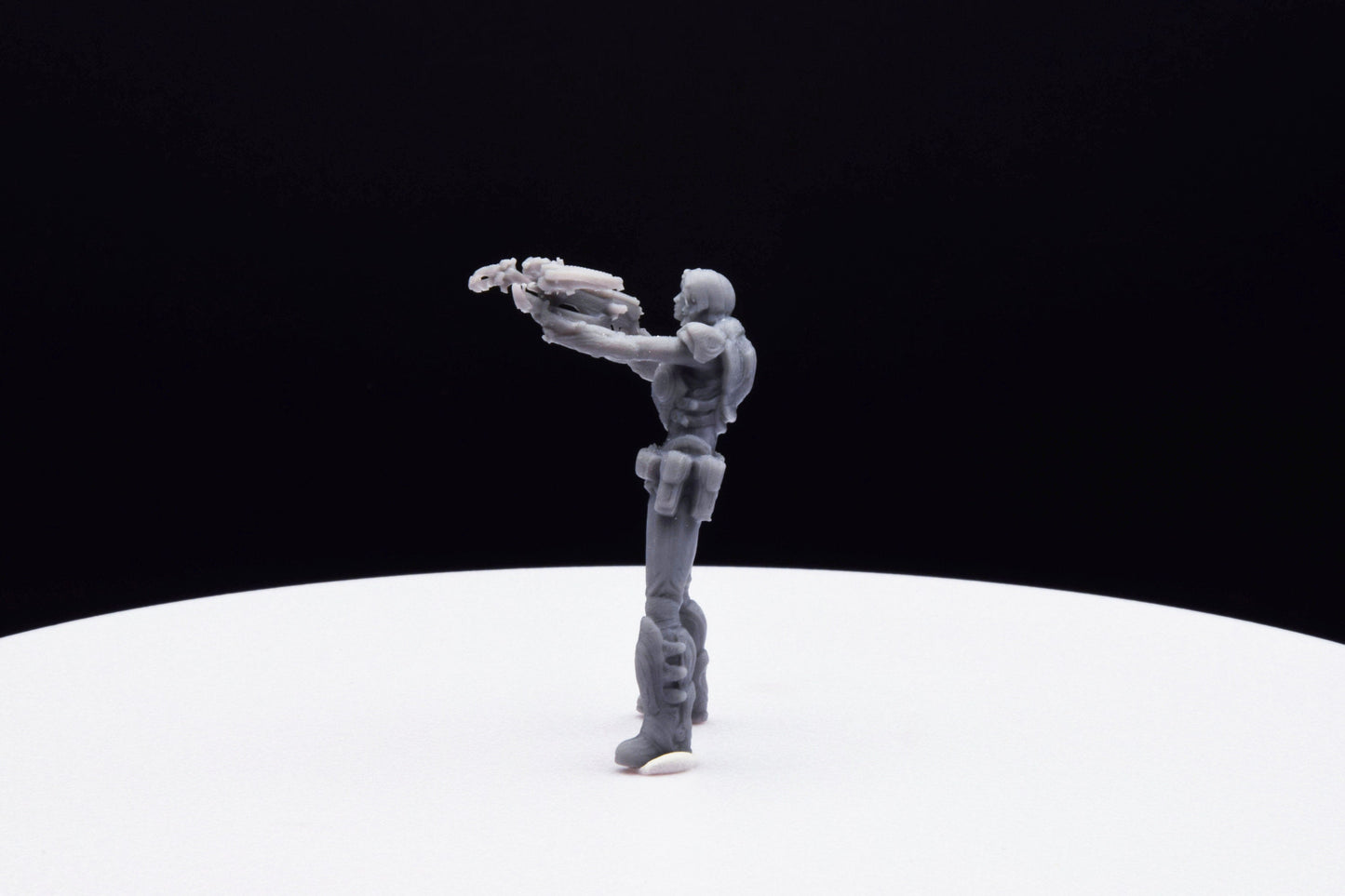Gears Of War Samantha Byrne - TheSTLSmith - 3D Printed with high quality resin for Skirmish/D&D games