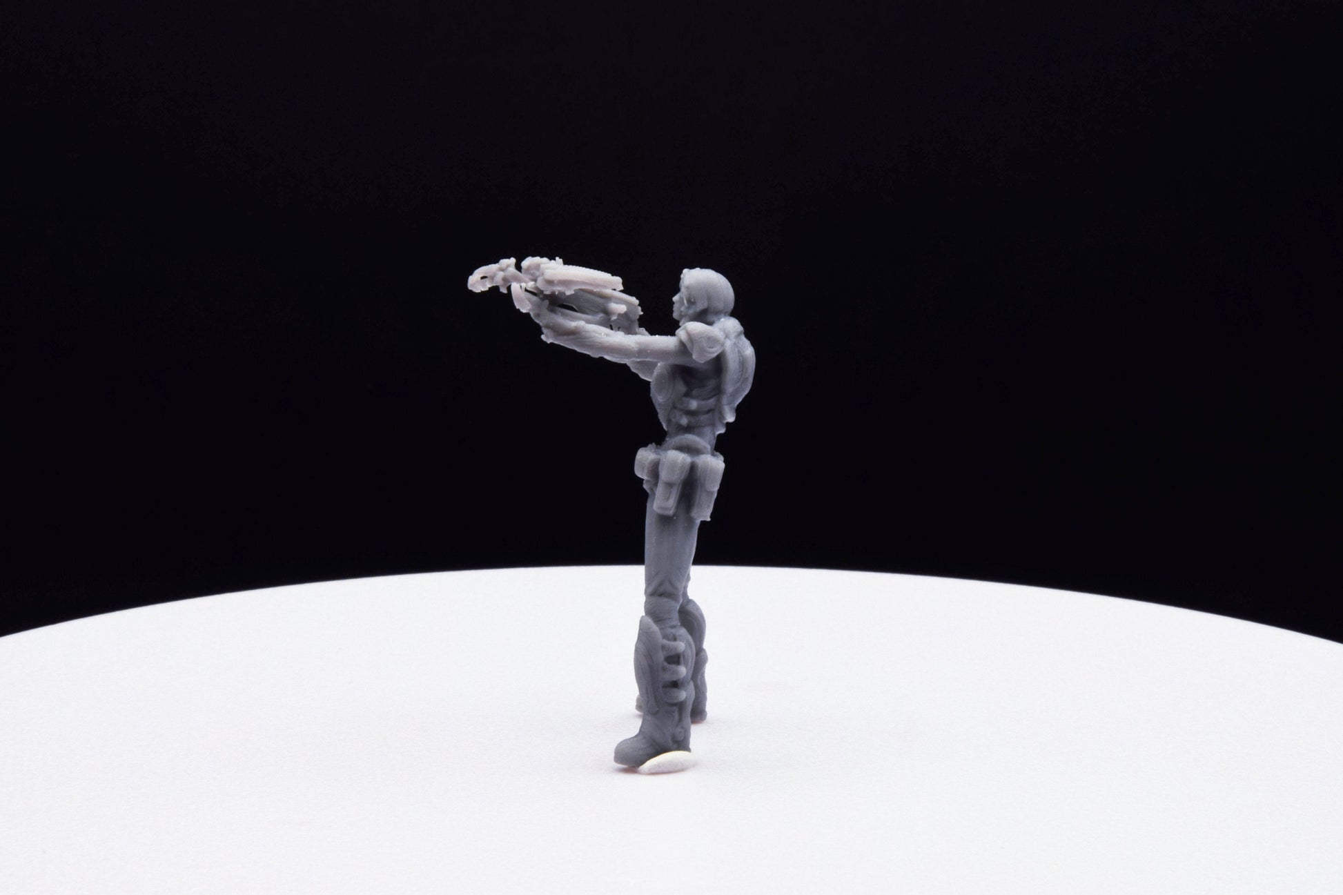 Gears Of War Samantha Byrne - TheSTLSmith - 3D Printed with high quality resin for Skirmish/D&D games