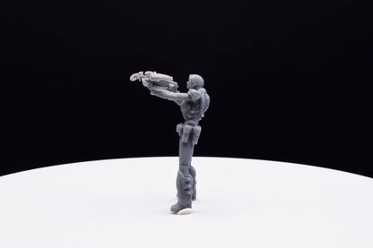 Gears Of War Samantha Byrne - TheSTLSmith - 3D Printed with high quality resin for Skirmish/D&D games