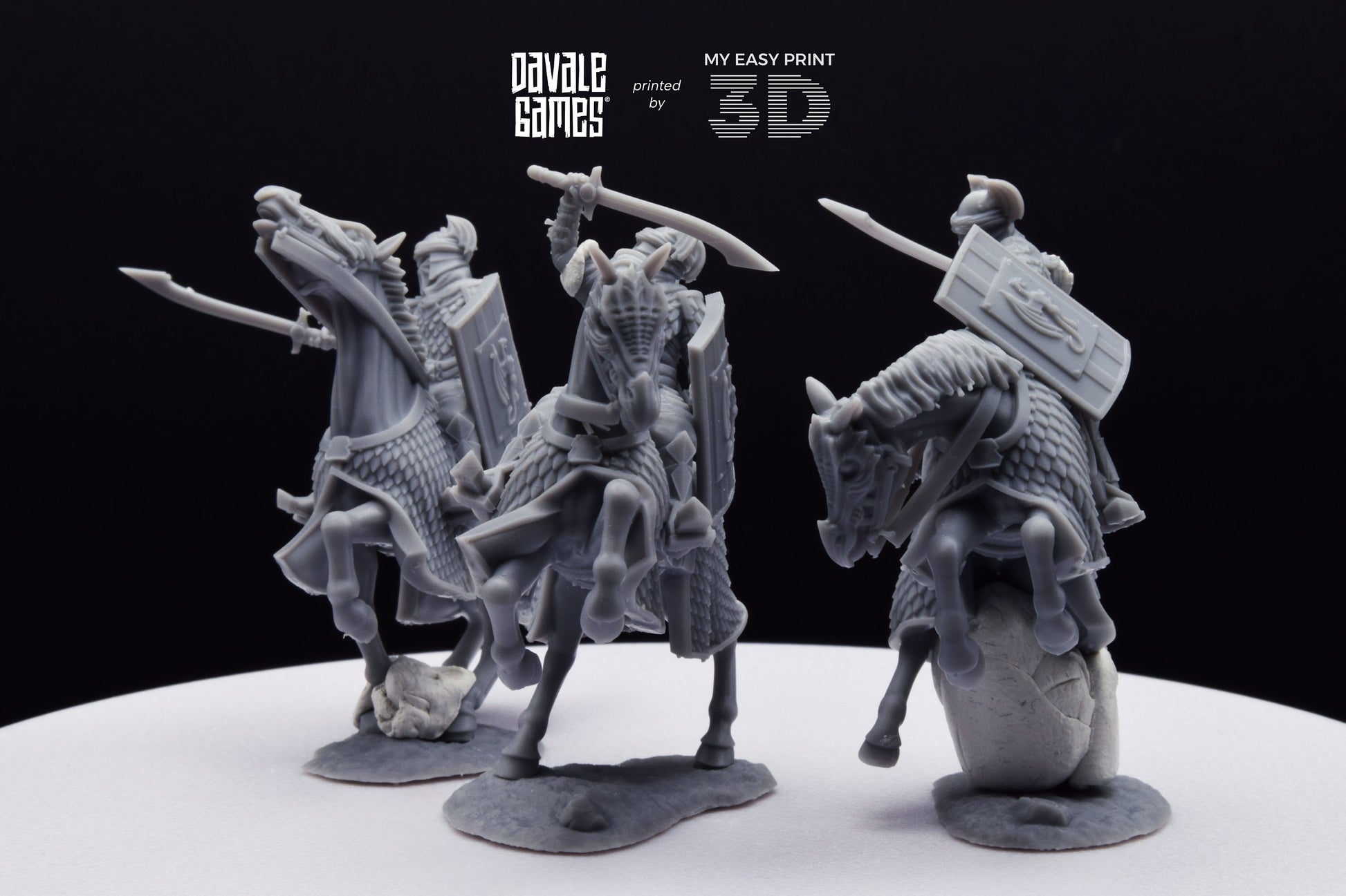 Dragon Army Regular Cavalry - Davale Games - 3D Printed with high quality resin for LOTR/D&D games
