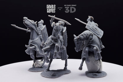 Dragon Army Regular Cavalry - Davale Games - 3D Printed with high quality resin for LOTR/D&D games
