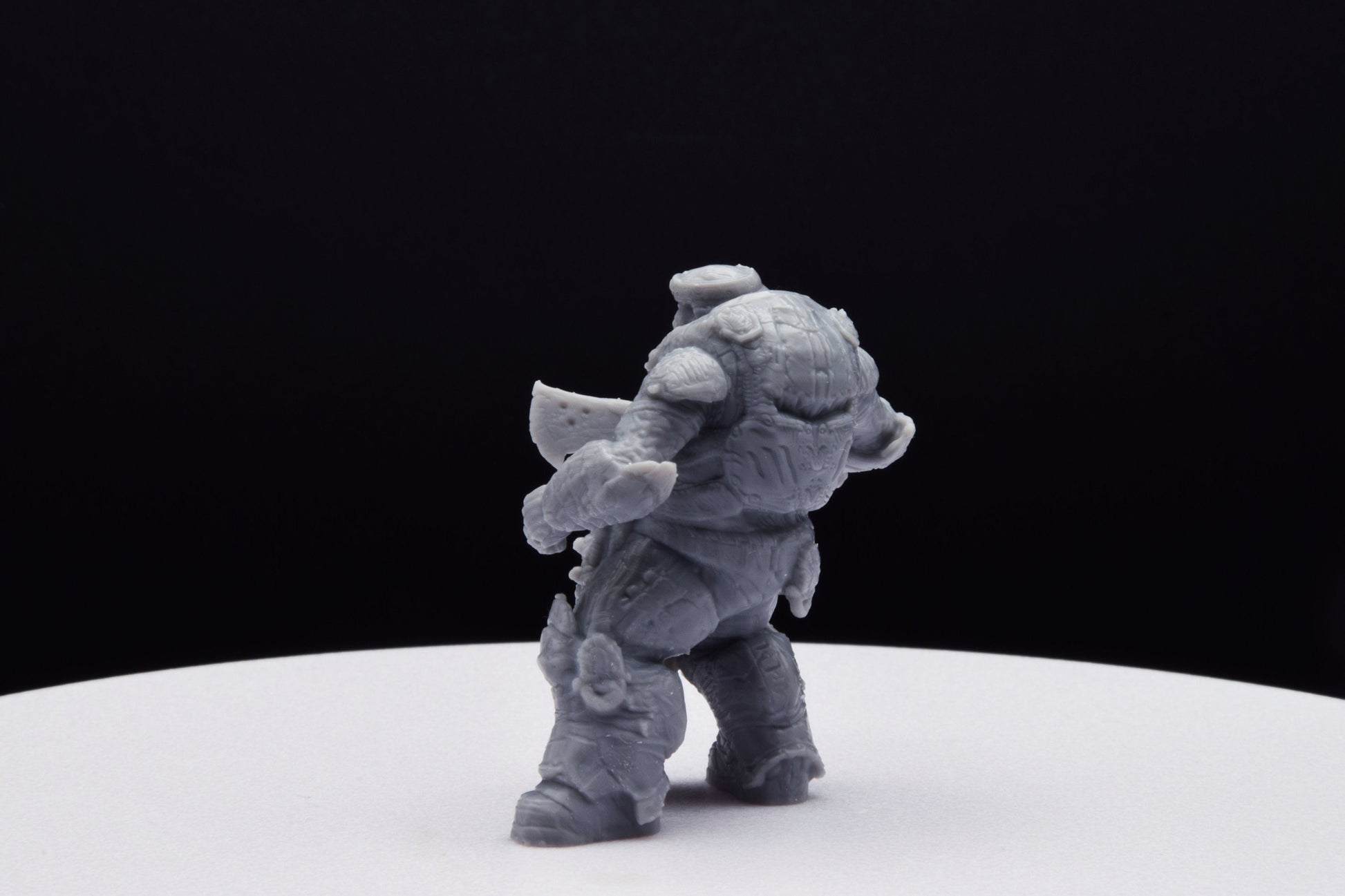 Gears Of War Boomer Butcher Ot Miniature - TheSTLSmith - 3D Printed with high quality resin for Skirmish/D&D games