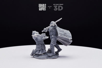 Rabänti General of the Elite - Dragon Army - Davale Games - 3D Printed with high quality resin for LOTR/D&D games