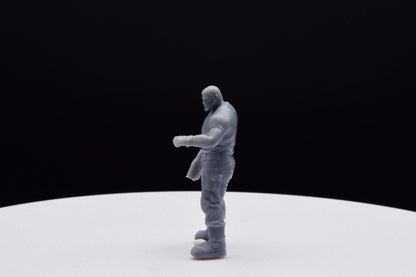 Gears Of War Marcus Old Retired Miniature - TheSTLSmith - 3D Printed with high quality resin for Skirmish/D&D games