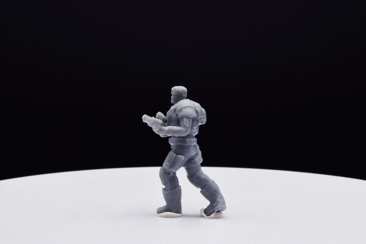 Gears Of War Damon Baird Winter Ot Miniature - TheSTLSmith - 3D Printed with high quality resin for Skirmish/D&D games